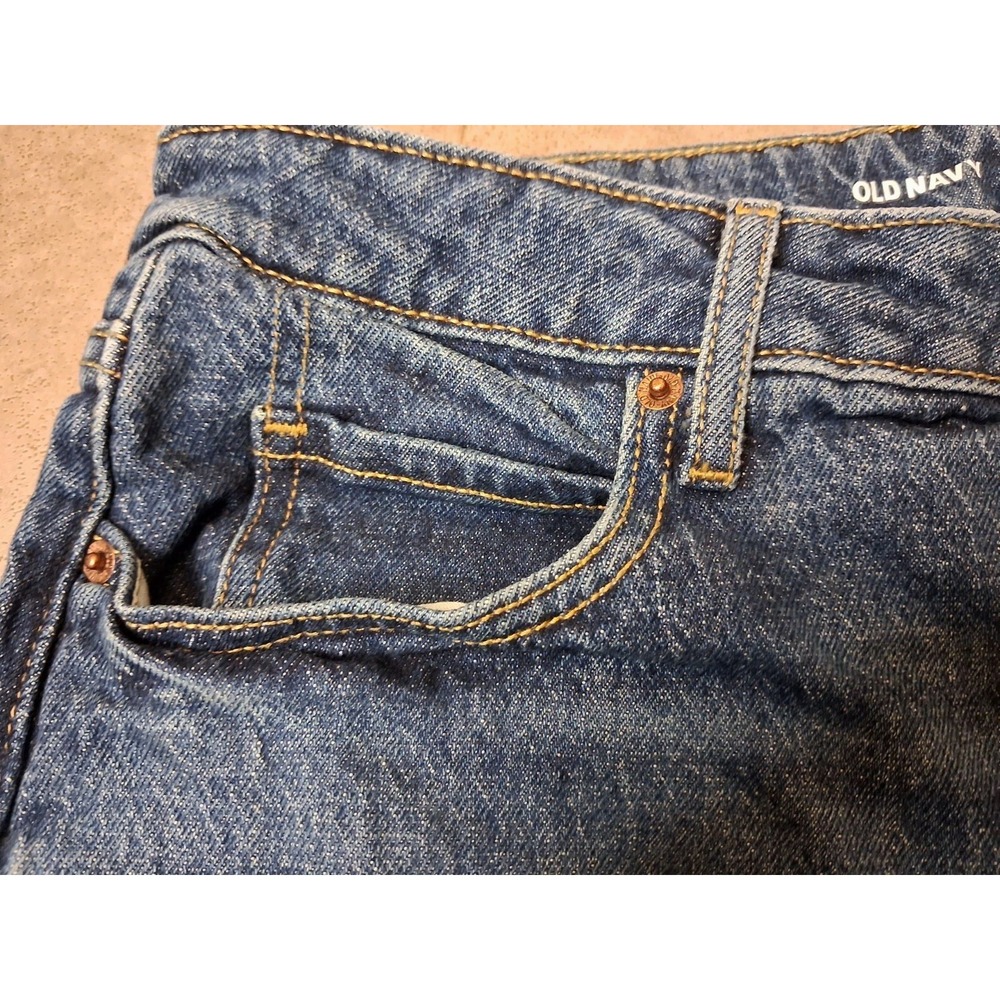 Old Navy High Rise Sky-Hi Wide Leg Jeans Size 10 Relaxed - Picture 5 of 12